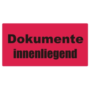  Dokumente innenliegend 100x50mm