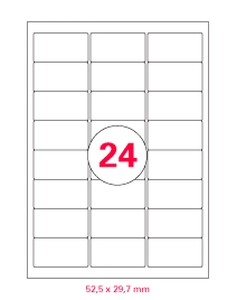 DIN A4 heisap 004 52,5mm x 29,7mm