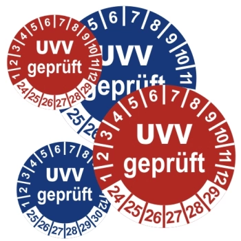ps13 Prüfplakette Standard UVV geprüft