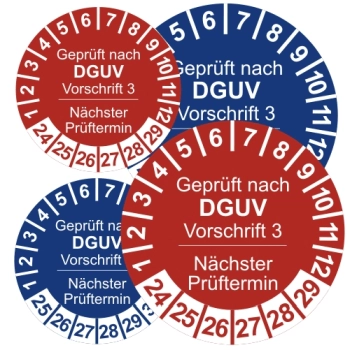 ps18 Prüfplakette Standard Geprüft nach DGUV V3